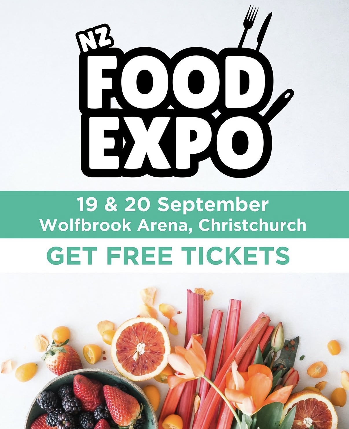 NZ Food Expo, 19 and 20 September, Wolfbrook Arena, Christchurch