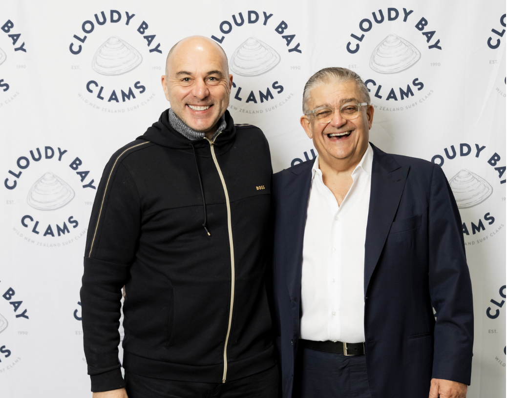 George Manettas and Tony Muollo of Cloudy Bay Clams